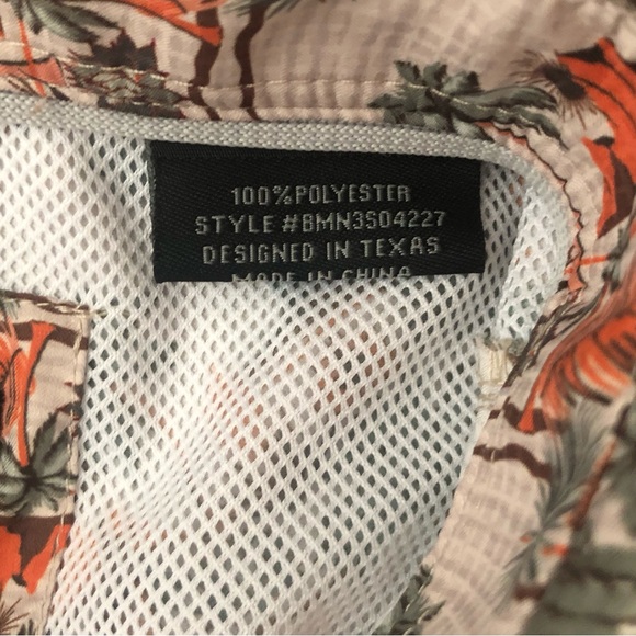 Rock & Roll Denim Snap Shirt Tropical Men's Small NWT - Picture 11 of 12